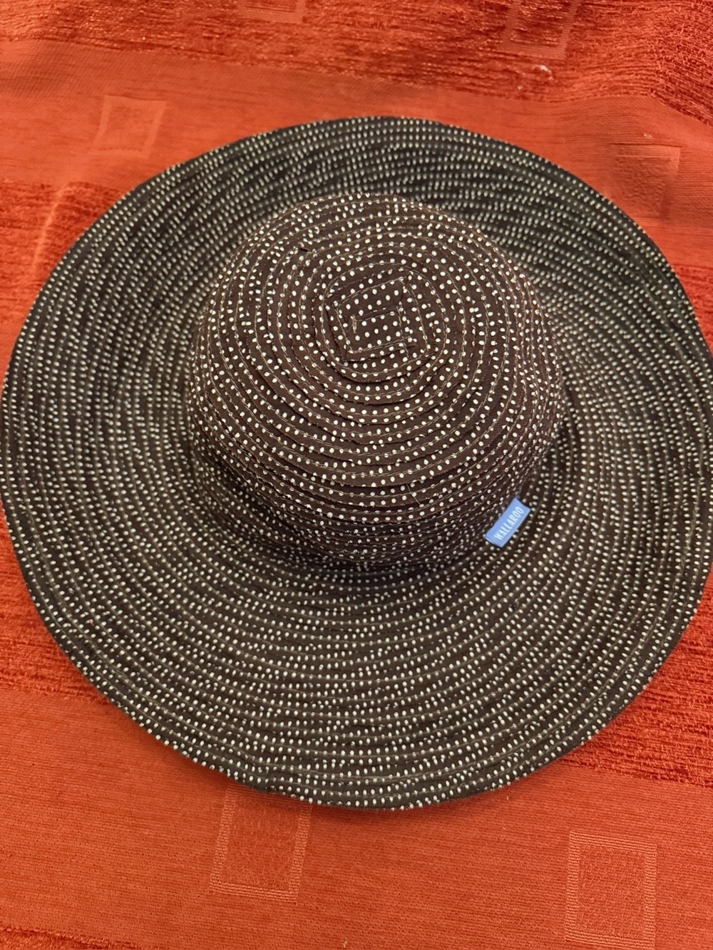 Wallaroo of Boulder Hat Co. Scrunchie Sun Brim Hat.  Chocolate
Resortwear